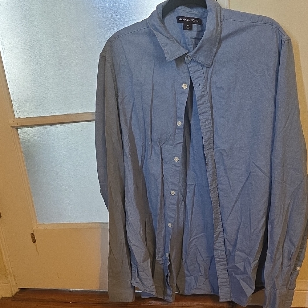 Michael Kors Light Blue Casual Shirt